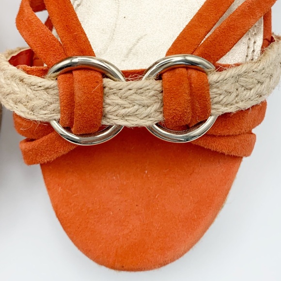 NWT White House Black Market Jupiter Coral Wedge - 7M - Picture 9 of 10